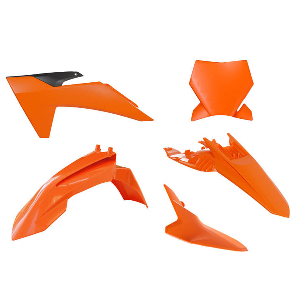 Rtech KTM 65 SX 2024-2026 Orange/Black Plastic Kit (5 Piece Kit)
