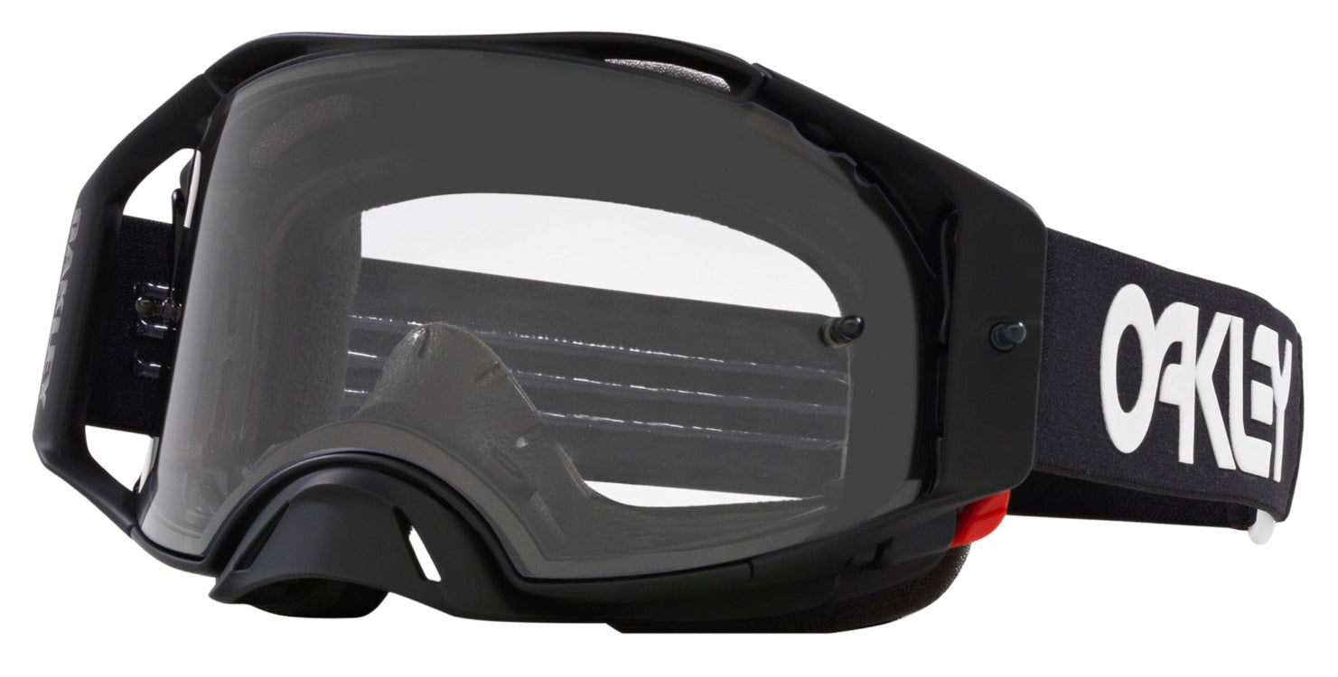 Oakley - Airbrake - Black White - Clear Lens