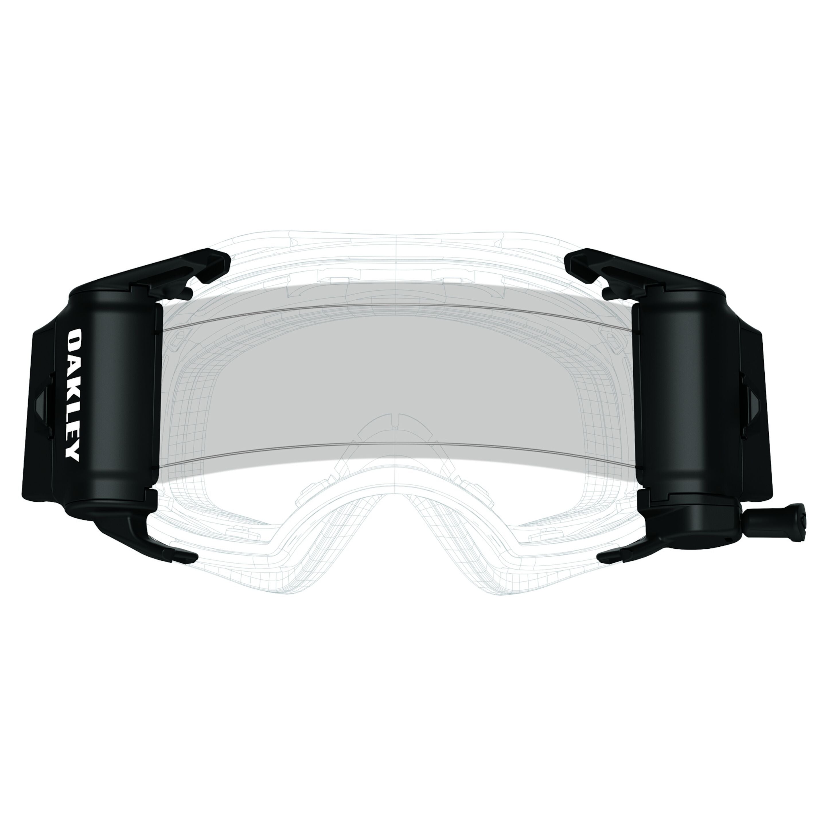 Spare Part - Oakley Airbrake - MX Goggle - Roll Off Kit - Clear