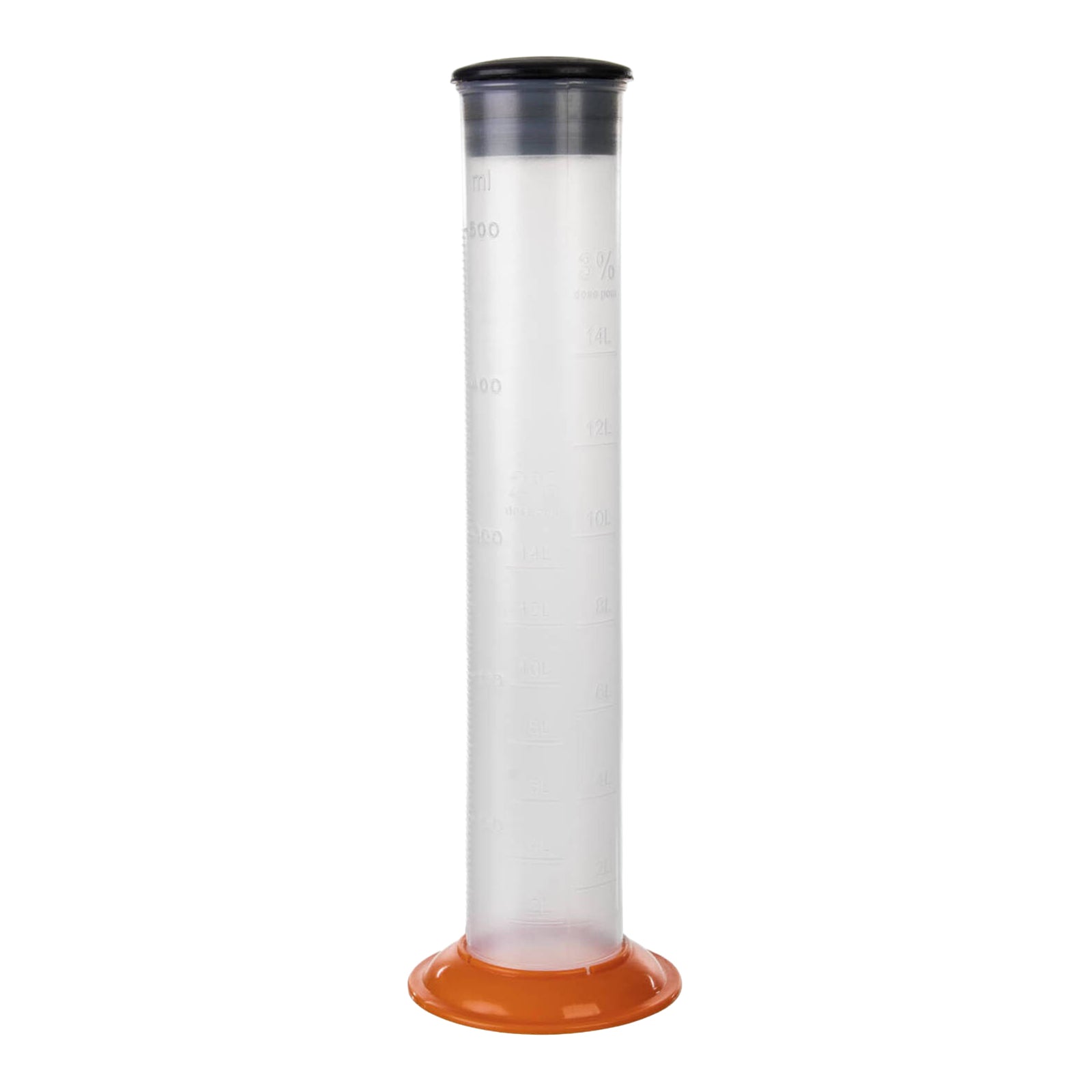 WHITES OIL PERCENTAGE / MEASURE JUG W/RUBBER CAP 500ML